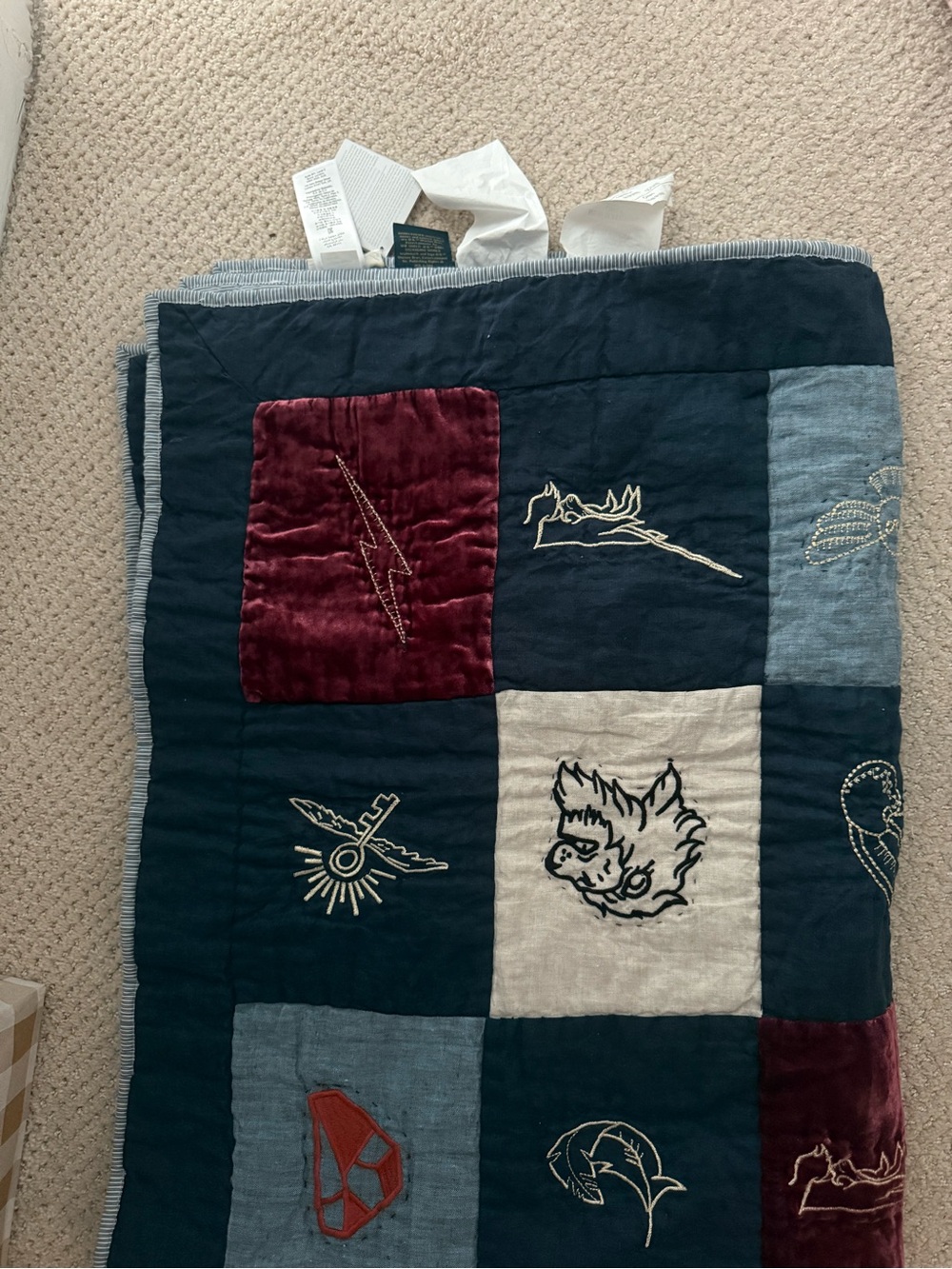 Pottery Barn Kids Harry Potter quilt and Crib sheets set - Picture 7 of 7